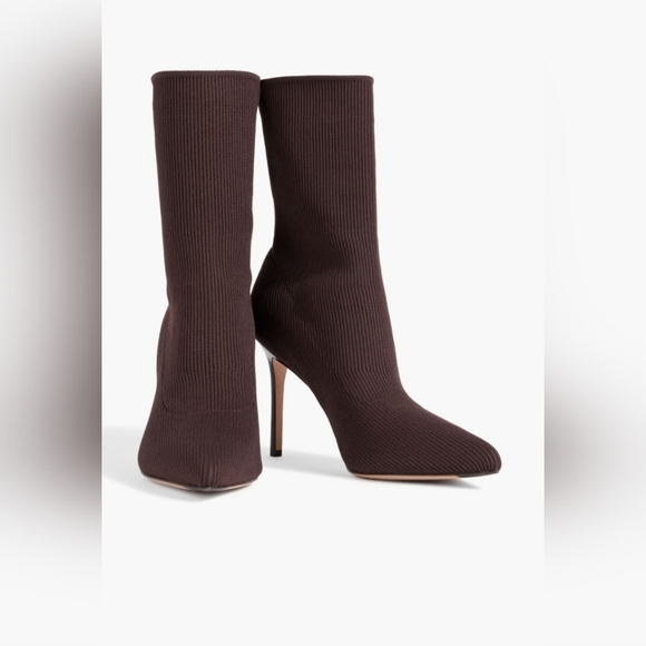 Veronica Beard Shoes - Veronica Beard Lisa Stretch-Knit Sock Boots Size 9.5